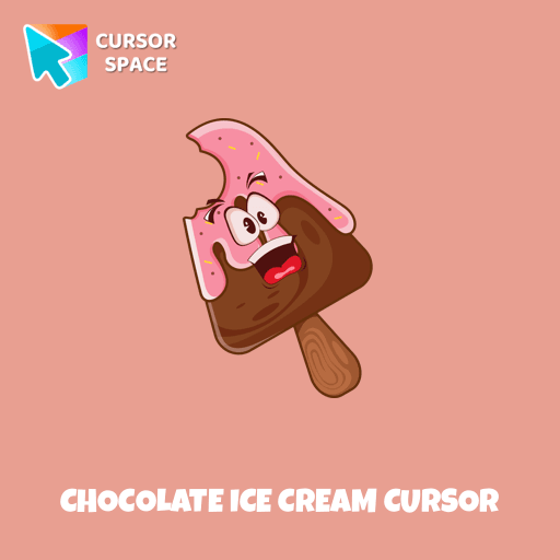 Chocolate Ice Cream cursor pointer cursor