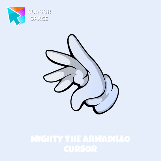 Mighty the Armadillo cursor pointer cursor